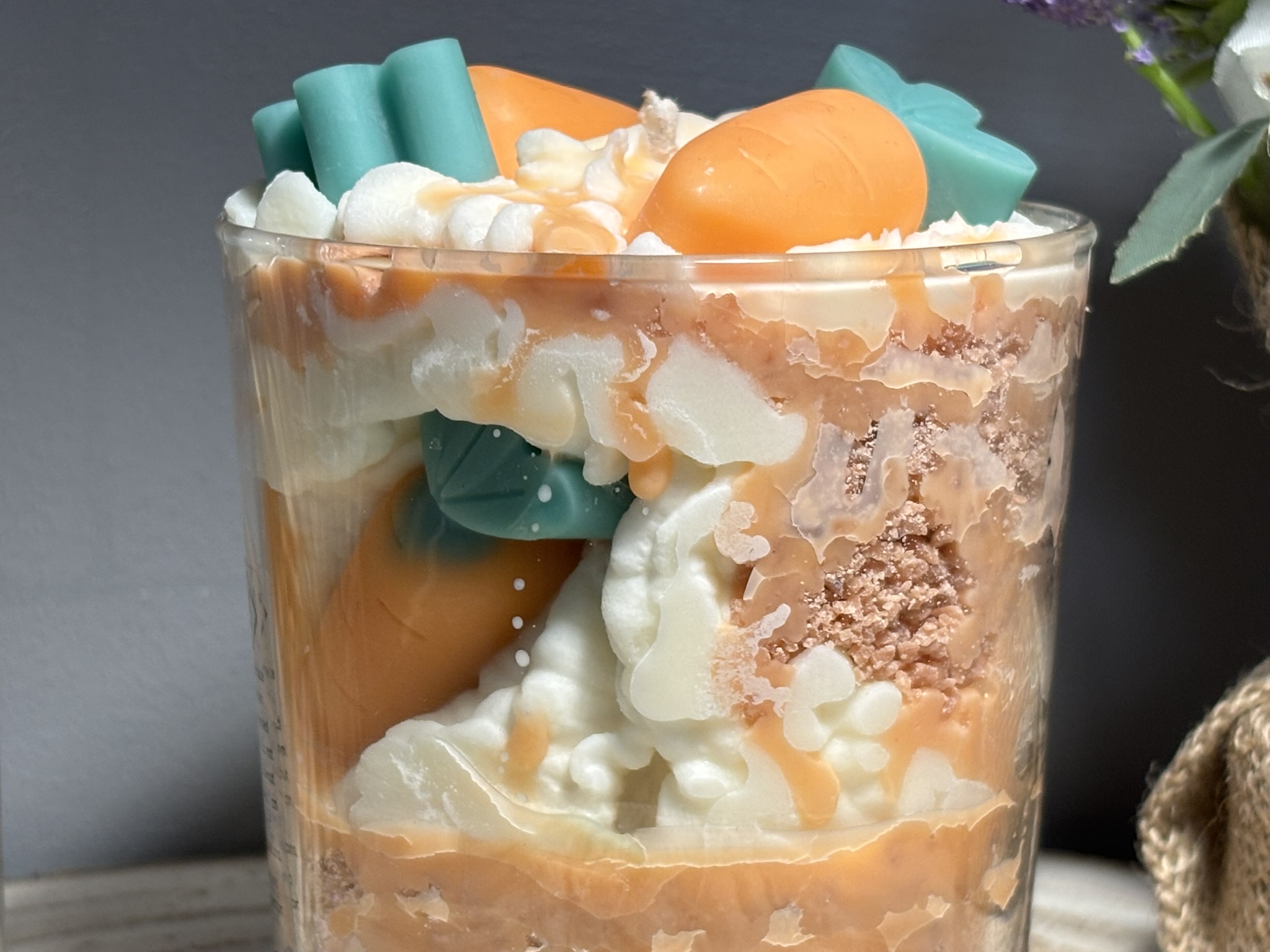 🥕 Carrot Cake Dessert Candle — Spiced Bakery‑Style Soy Wax - Image 9