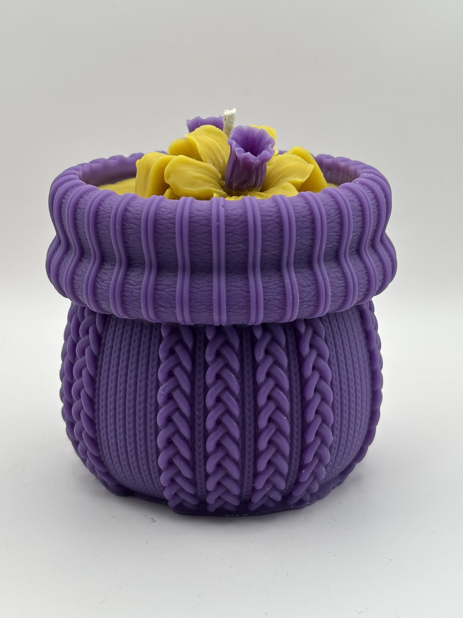 💐🧴 Large Alien Woven Cuff Pillar Candle — Alien (Perfume Inspired) - Image 8