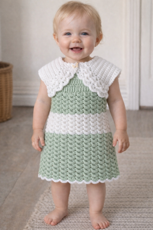 Crochet dress and matching bolero