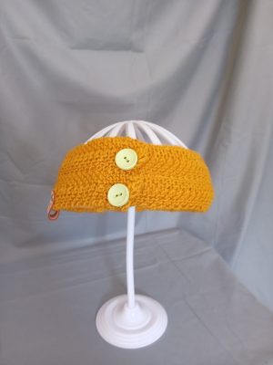 Headband with 2 buttons