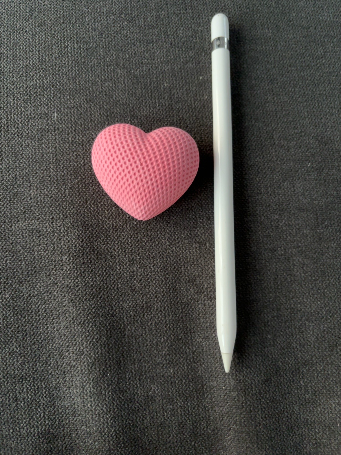 Handmade Pink Textured Heart β Coloured Plaster Ornament - Image 2