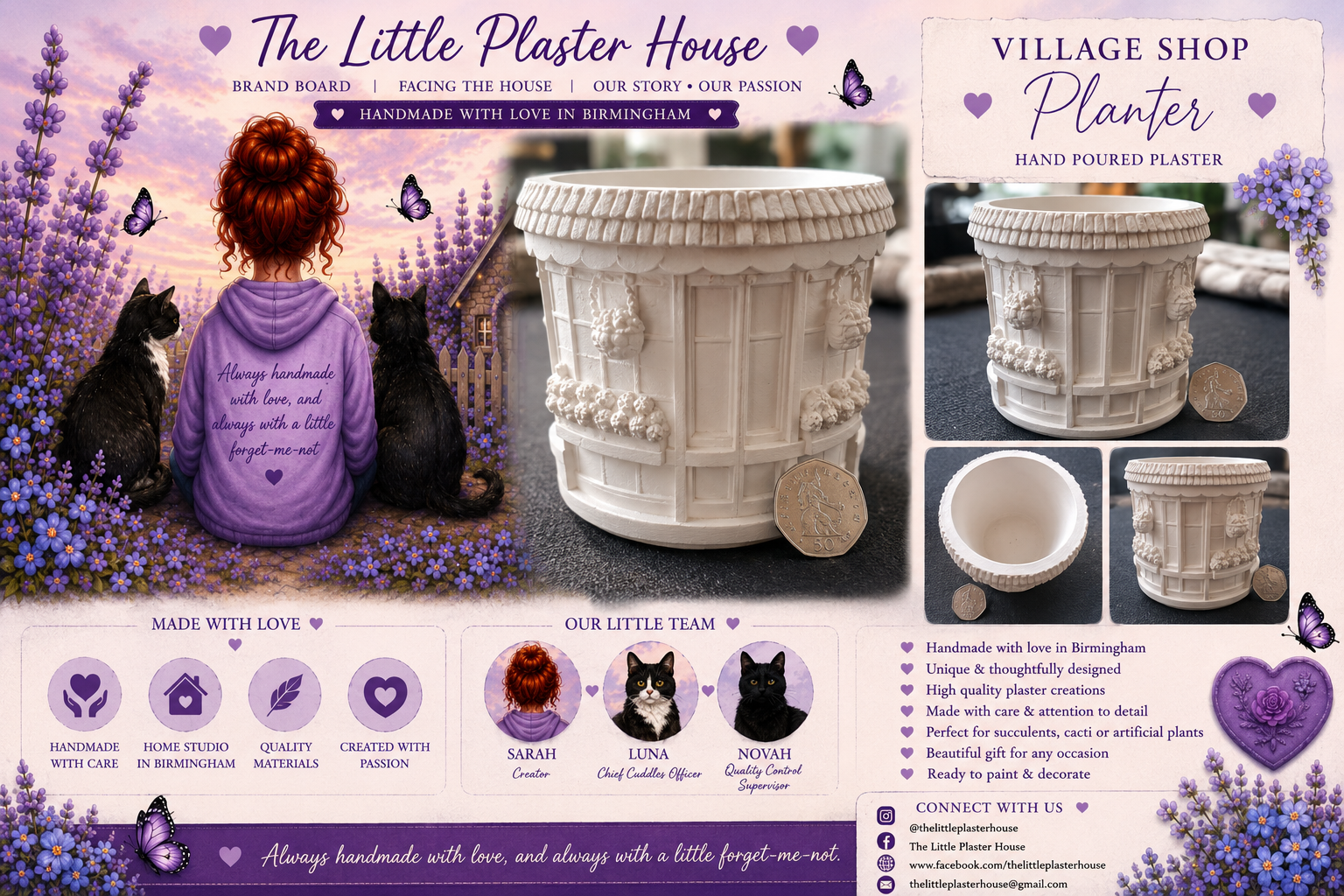 Handmade Village Shop Planter