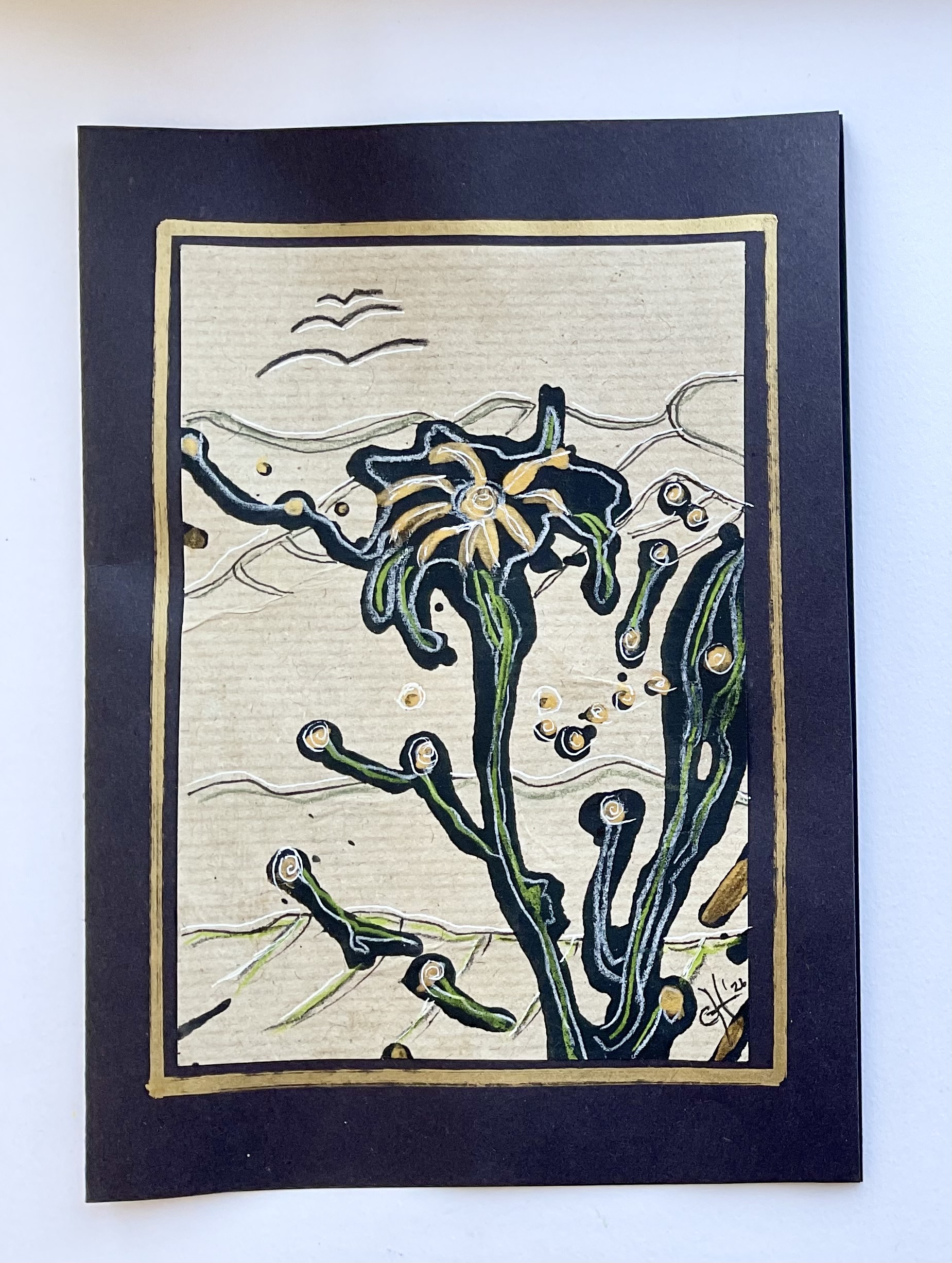 Individual handmade cards with envelopes