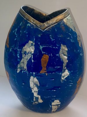 Papier Mache Fish shape vessel