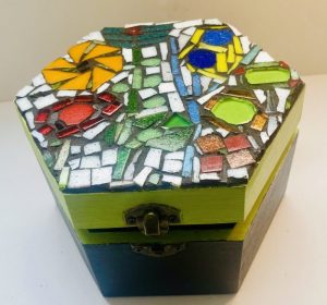Hexagonal Mosaic Hexagonal Box