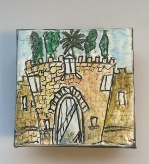 Three 2x3 inch trinket boxes with mixed motifs