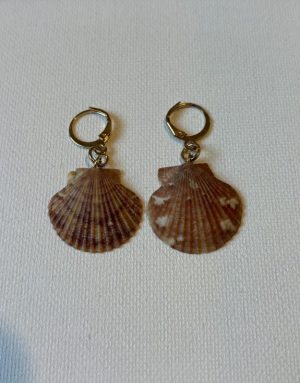 Gold Shell Earrings