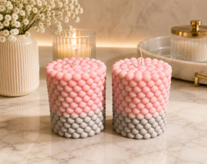 Lady millionaire bubble candle set