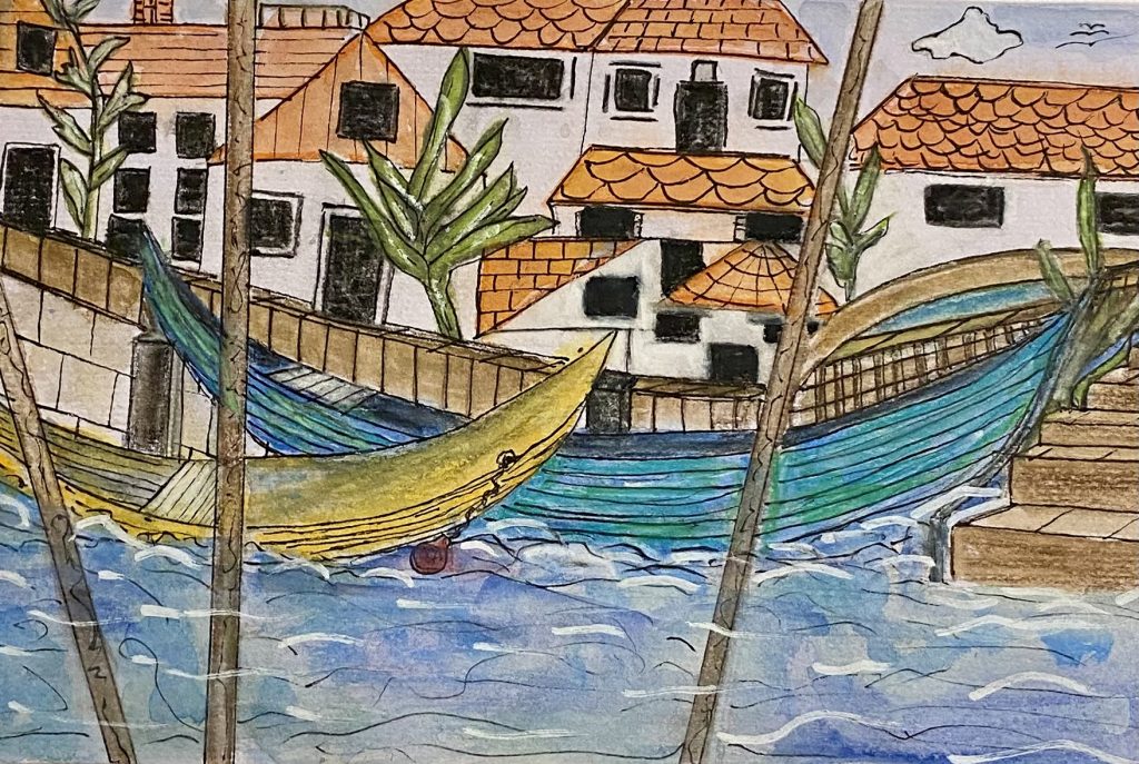Original seascape watercolour