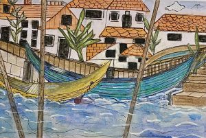 Original seascape watercolour