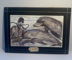 Set of four seascape cards (ii)