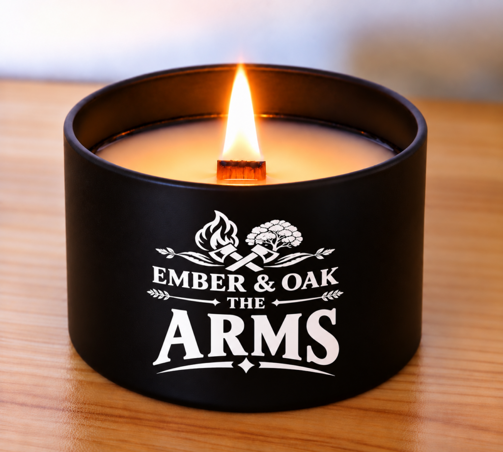 The Arms Scented Candle – Inspired by Armani Stronger With You