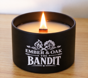 The Bandit Scented Candle – Inspired by Azzaro The Most Wanted