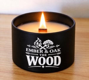 The Wood Scented Candle – Inspired by Tom Ford Oud Wood