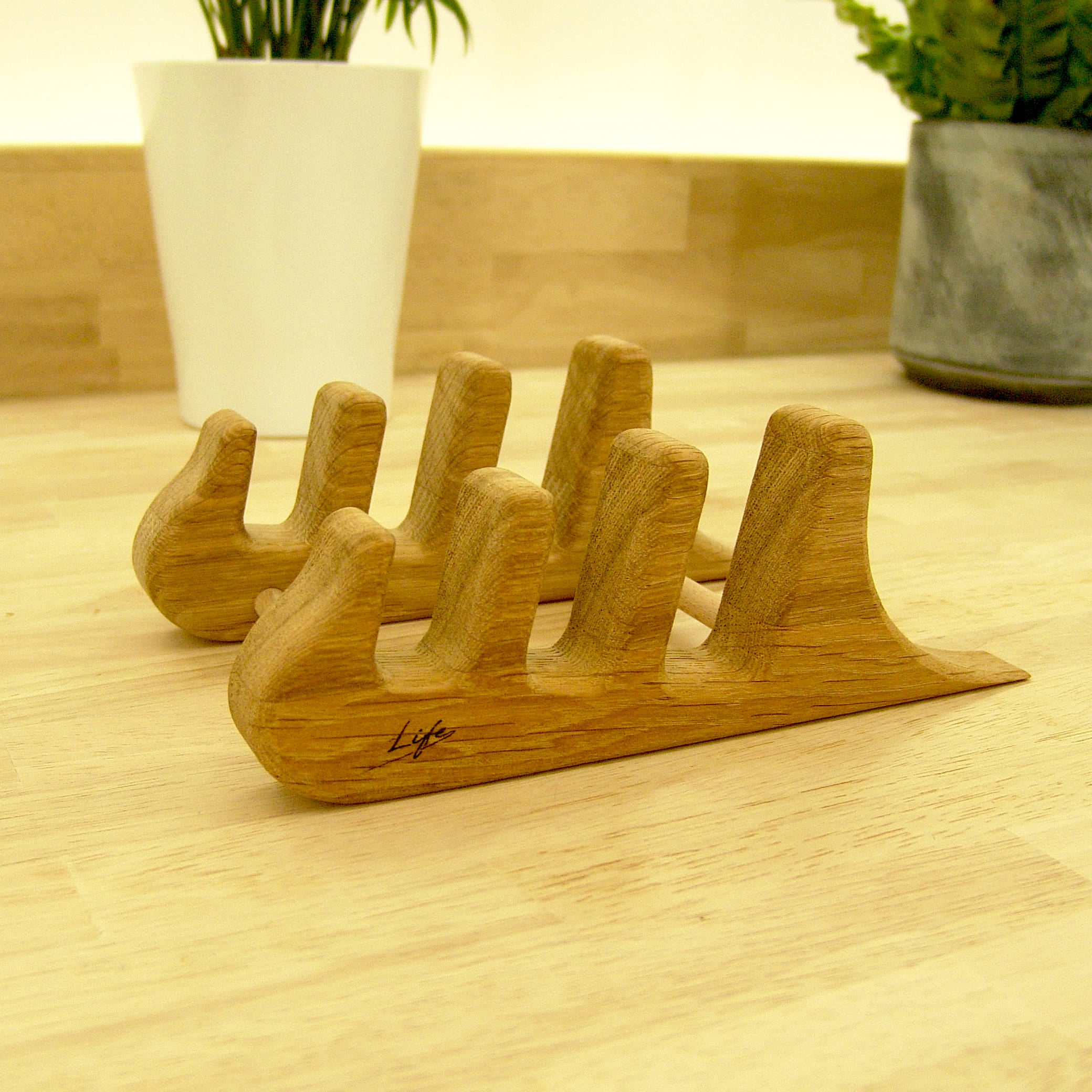 Set of 3 Solid Oak Chopping Boards – Large, Medium & Small - Image 13