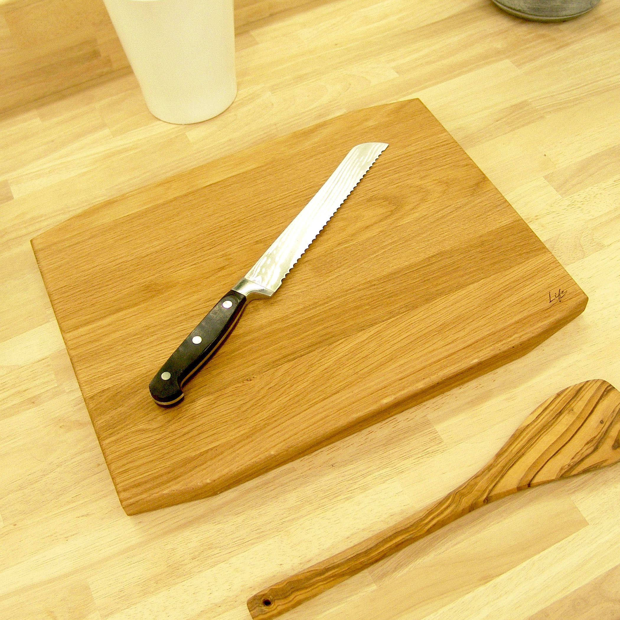 Set of 3 Solid Oak Chopping Boards – Large, Medium & Small - Image 9