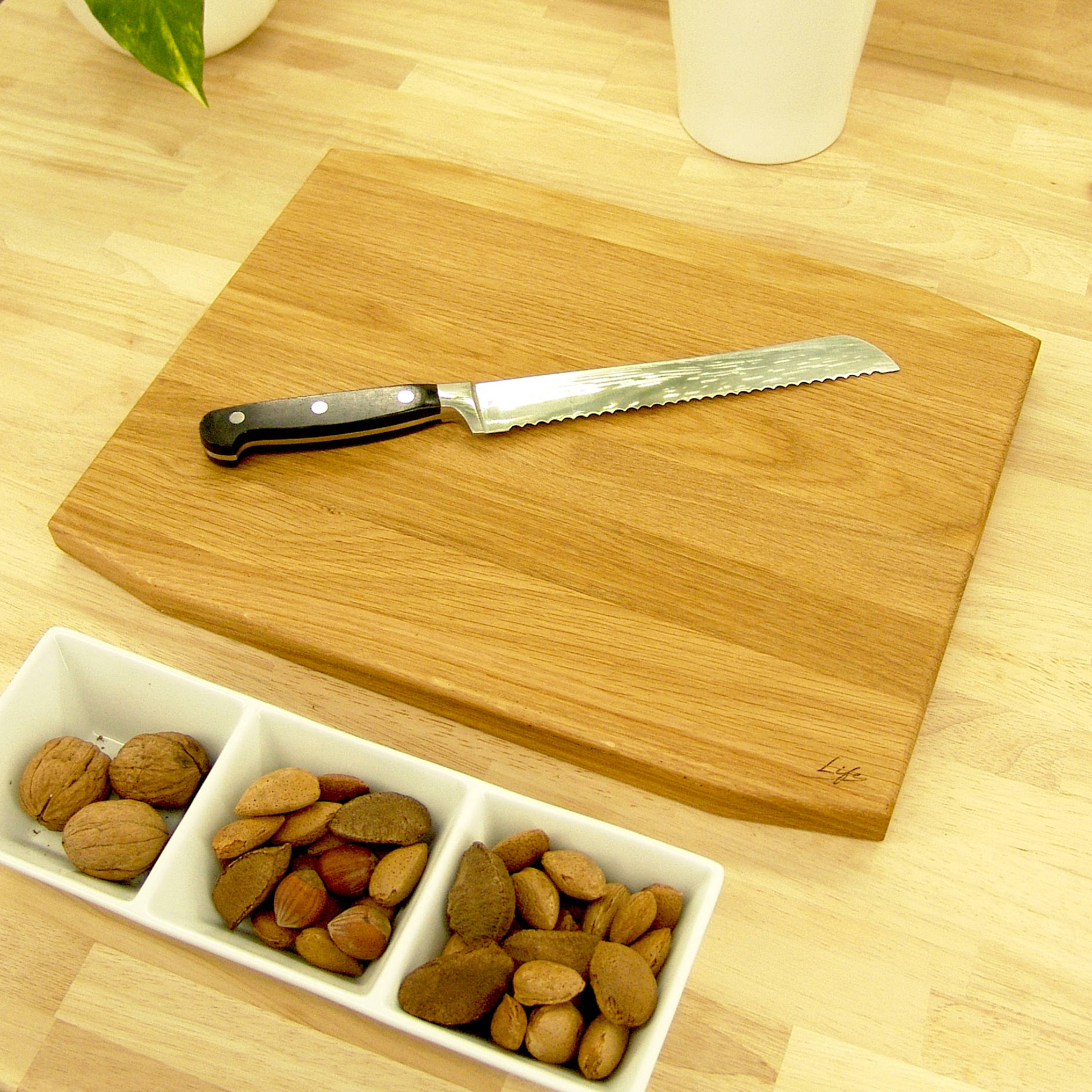 Set of 3 Solid Oak Chopping Boards – Large, Medium & Small - Image 7