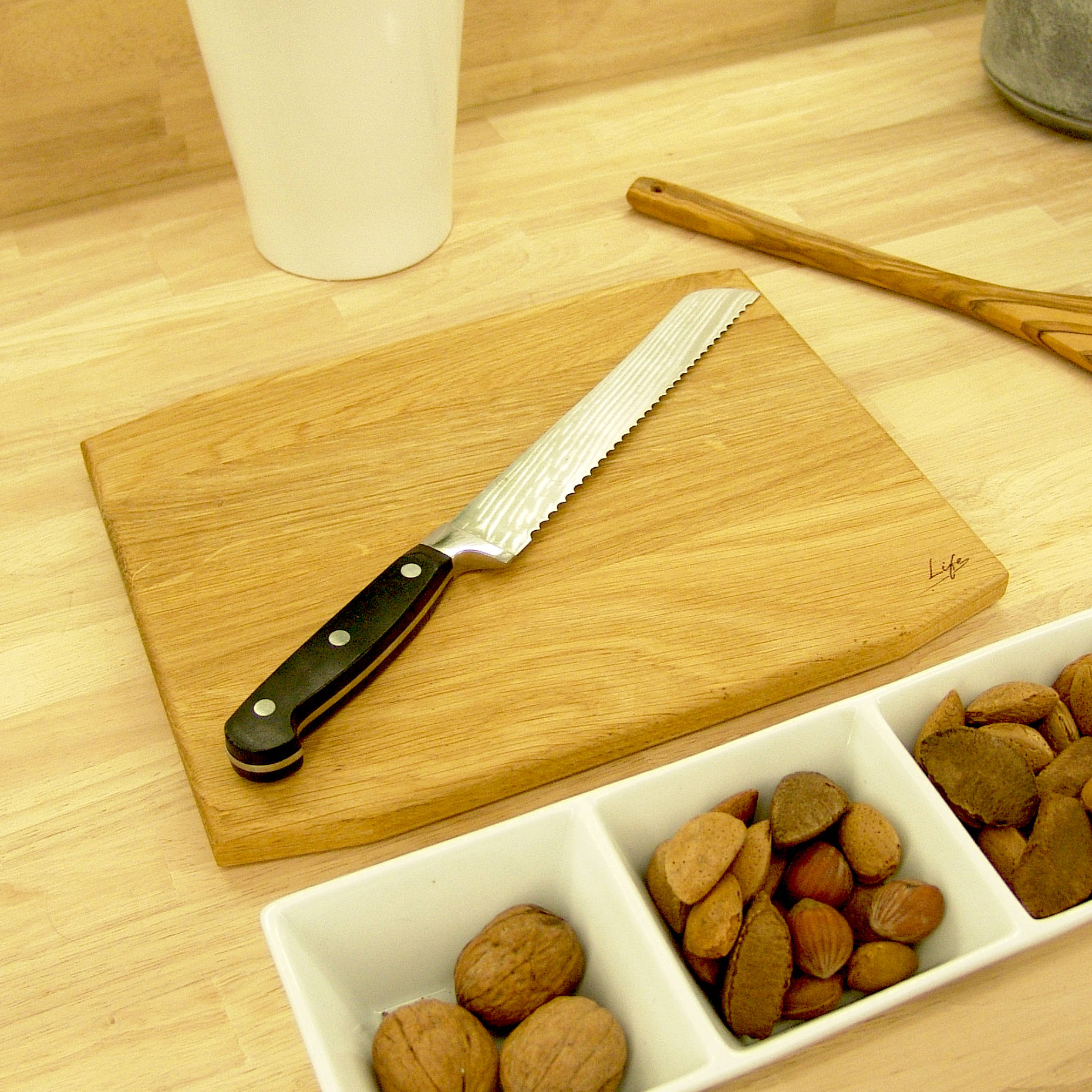 Set of 3 Solid Oak Chopping Boards – Large, Medium & Small - Image 6