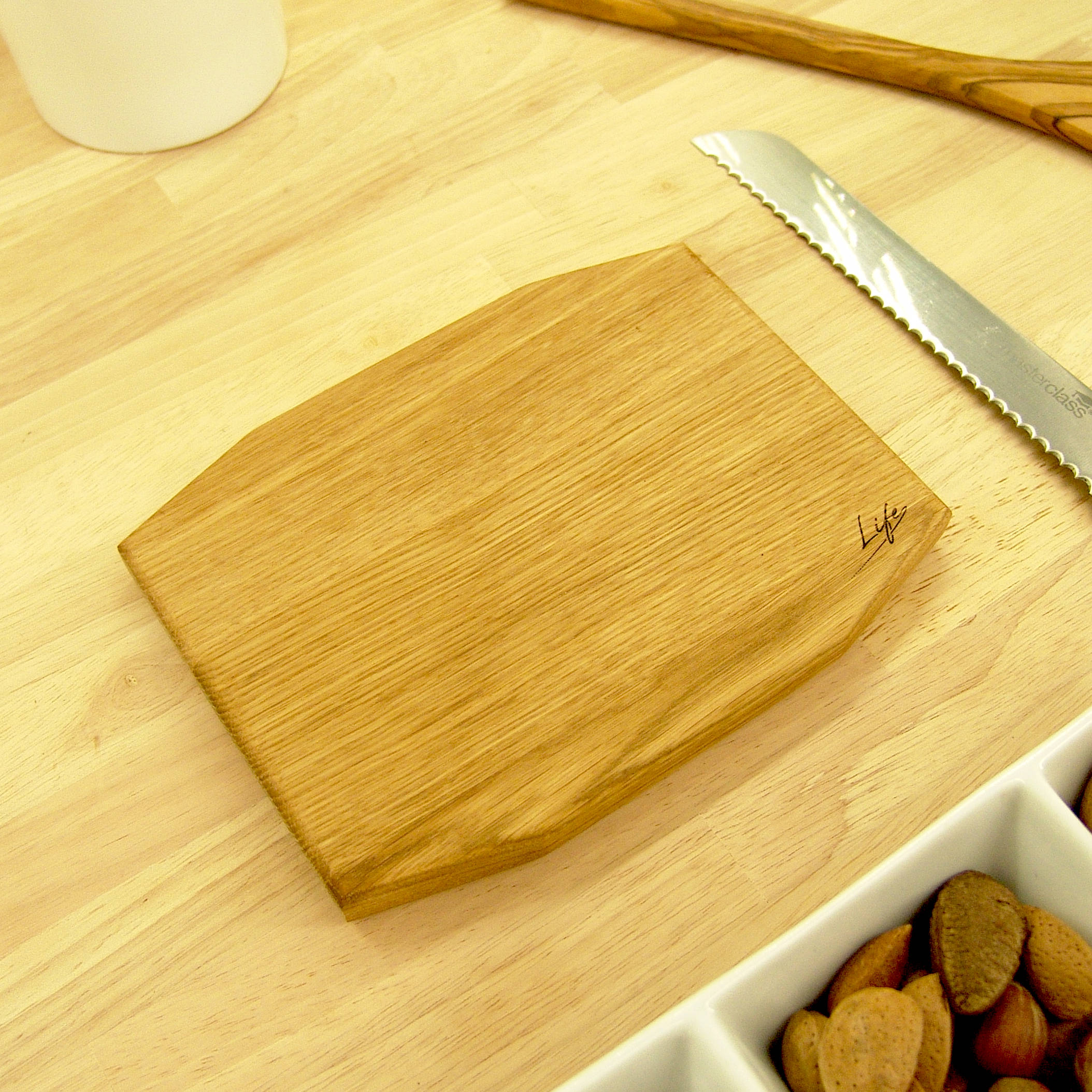 Set of 3 Solid Oak Chopping Boards – Large, Medium & Small - Image 2