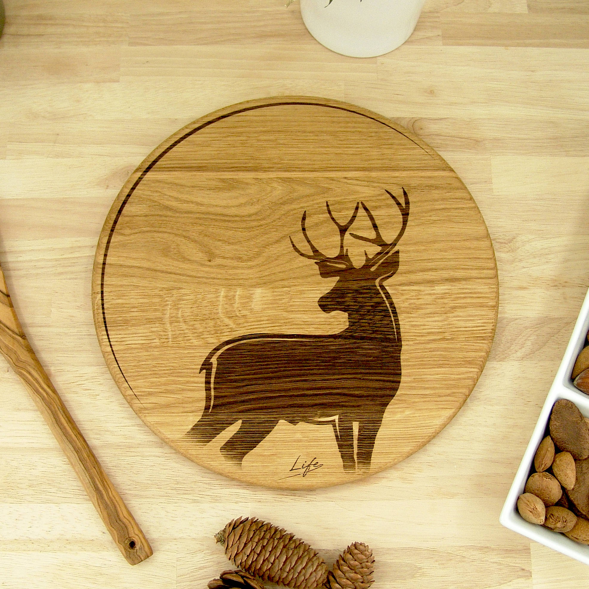 Handmade Oak Duck Chopping Board – Wooden Serving Board, Made in Wales (Copy) - Image 10