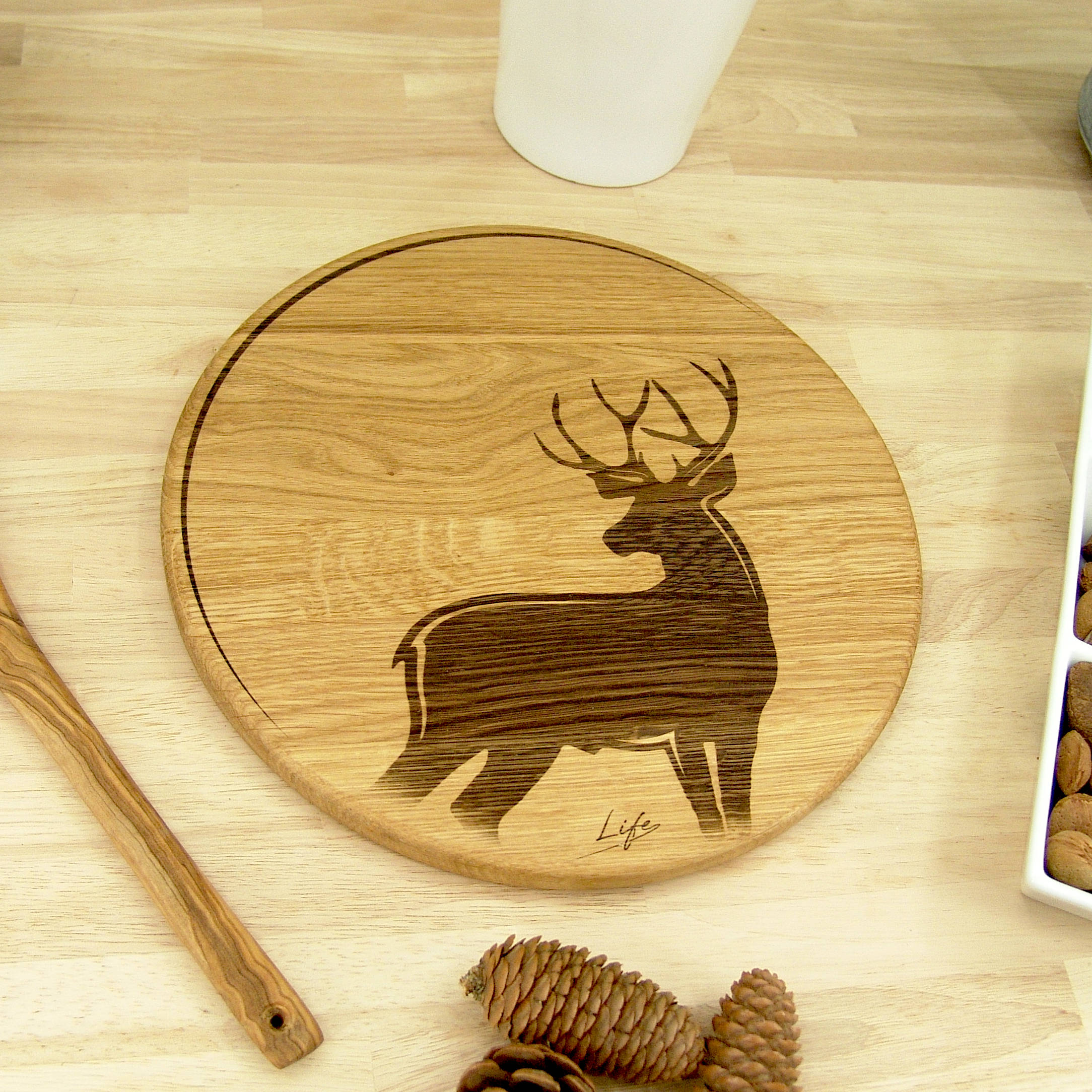 Handmade Oak Duck Chopping Board – Wooden Serving Board, Made in Wales (Copy) - Image 9