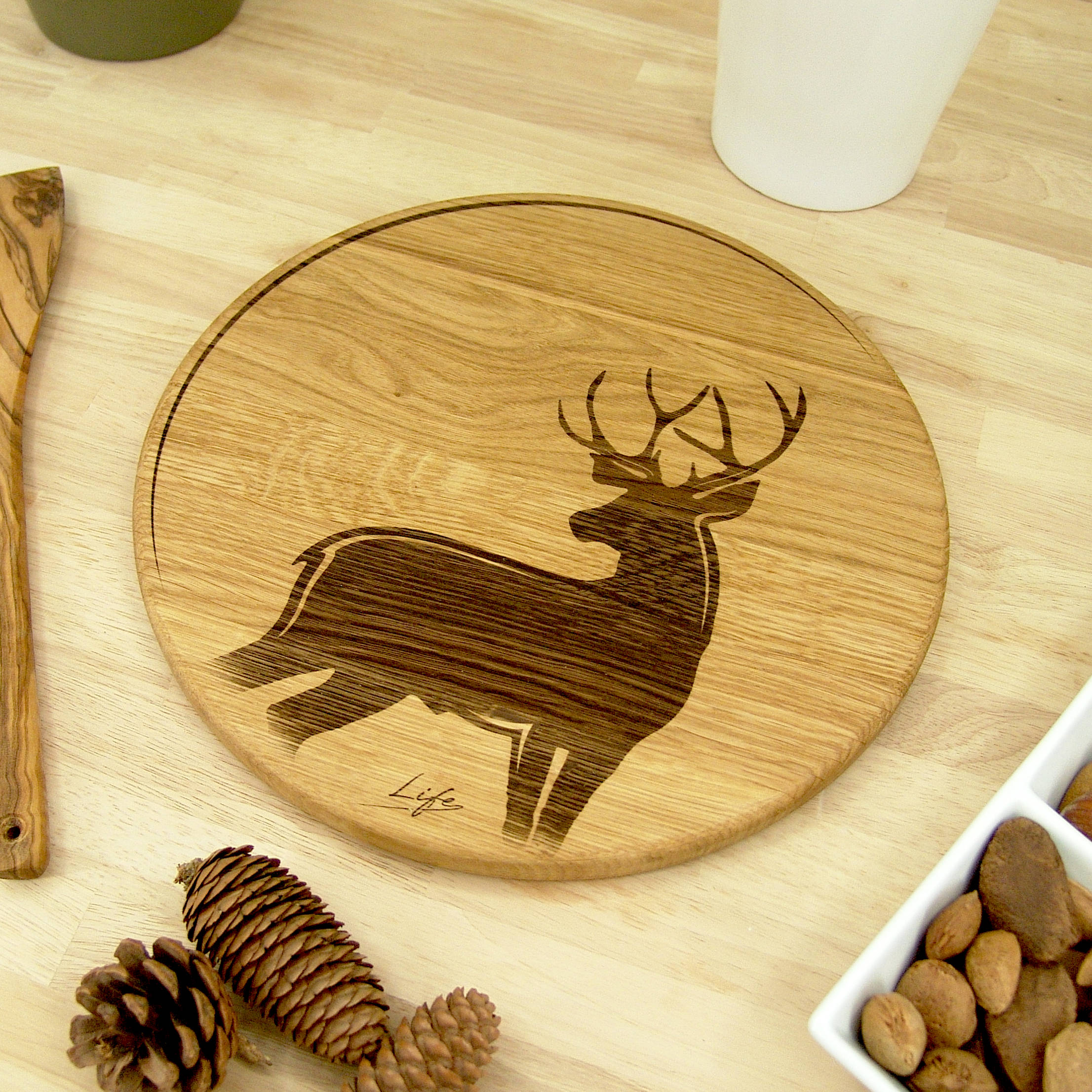 Handmade Oak Duck Chopping Board – Wooden Serving Board, Made in Wales (Copy) - Image 8