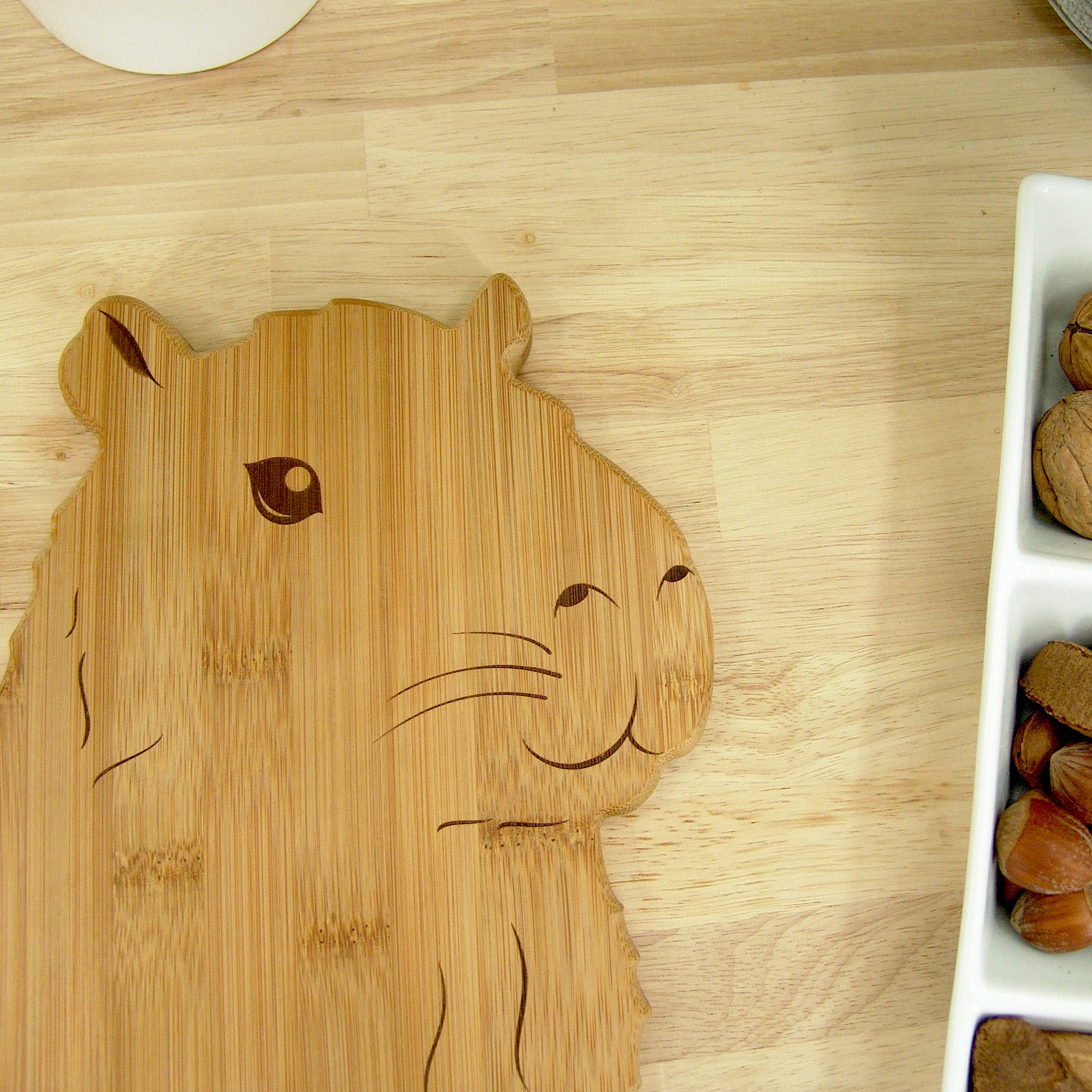 Capybara Chopping Board – Handmade Bamboo Cutting & Serving Board - Image 6