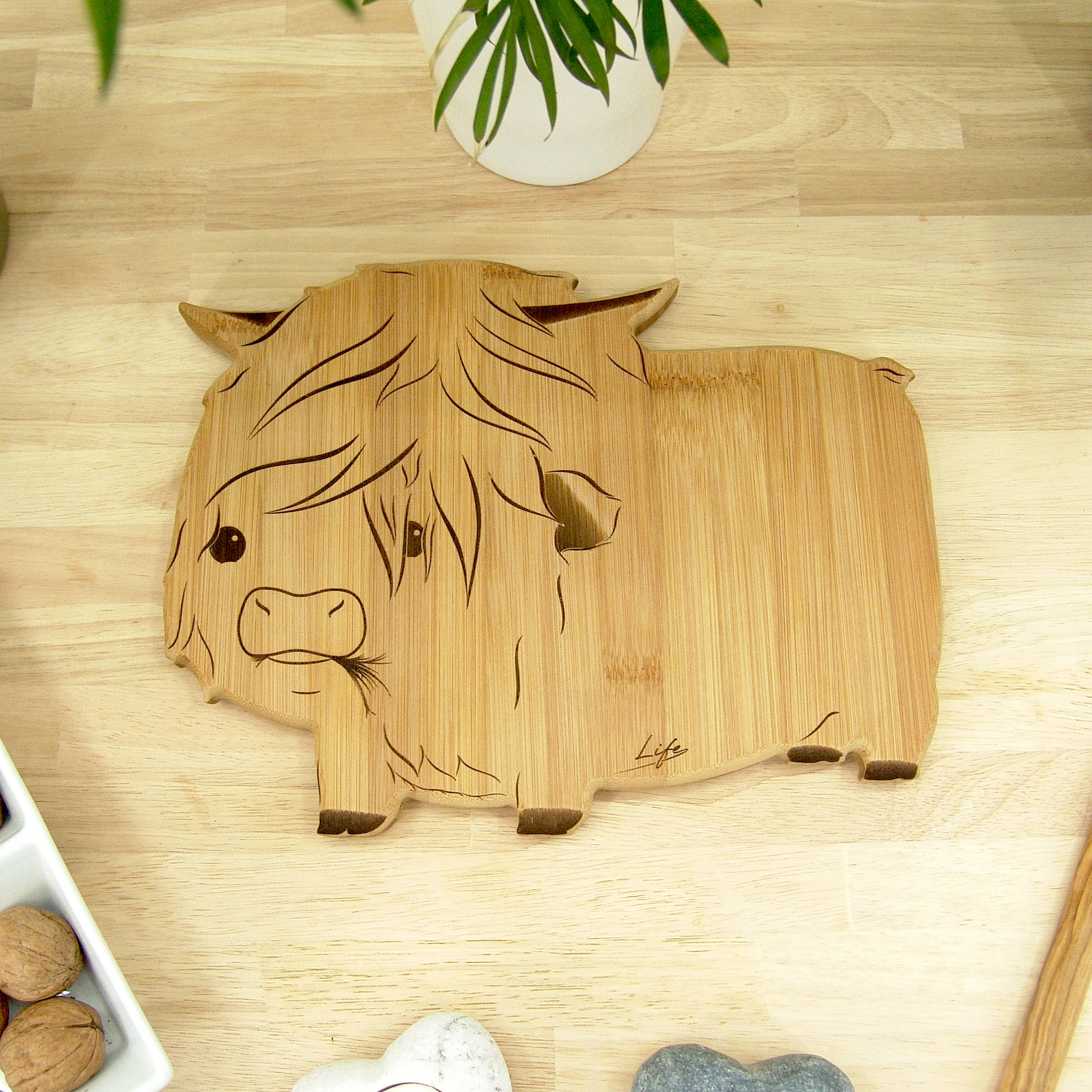 Highland Cow Chopping Board Set – Hagrid & Hetty - Image 5