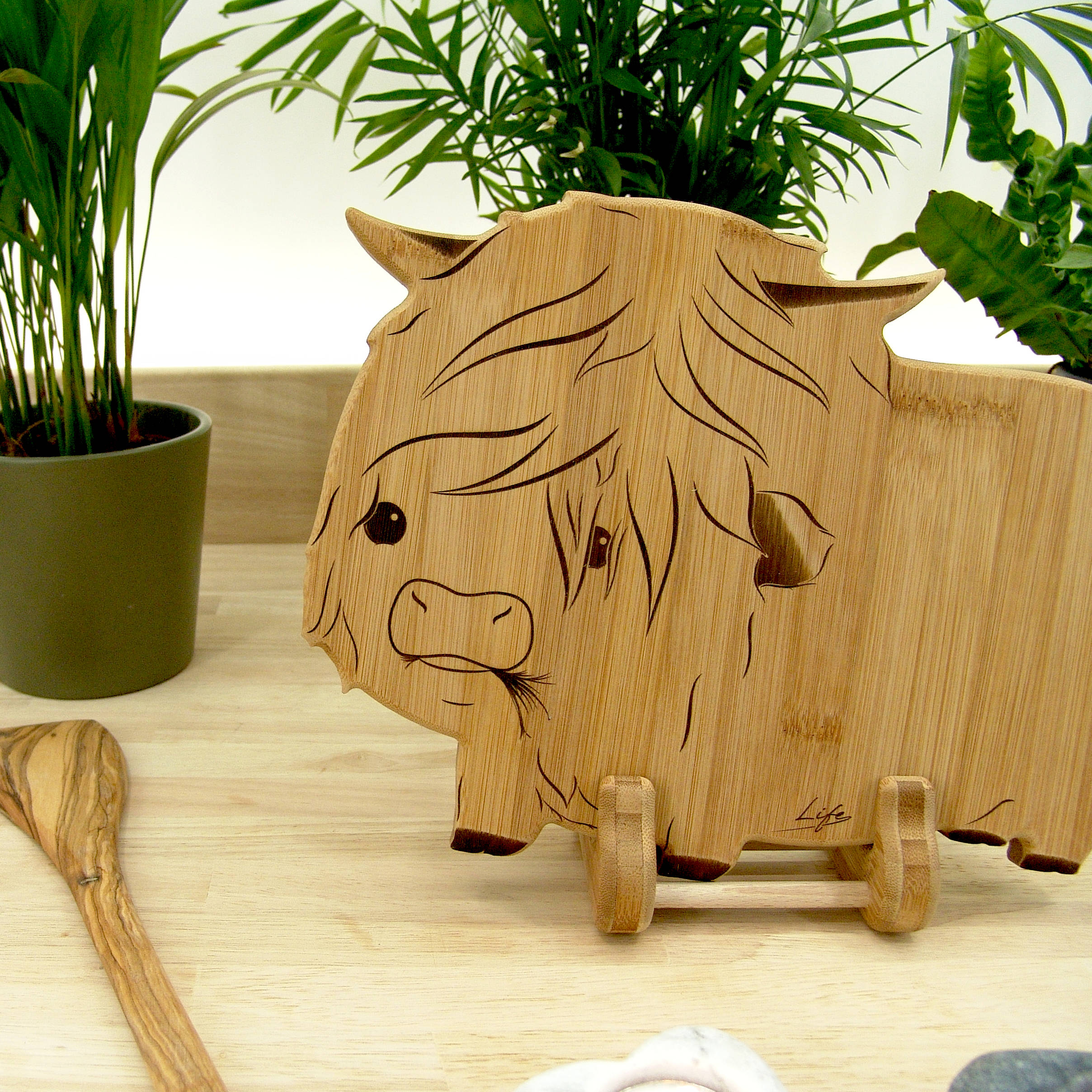 Highland Cow Chopping Board Set – Hagrid & Hetty - Image 13