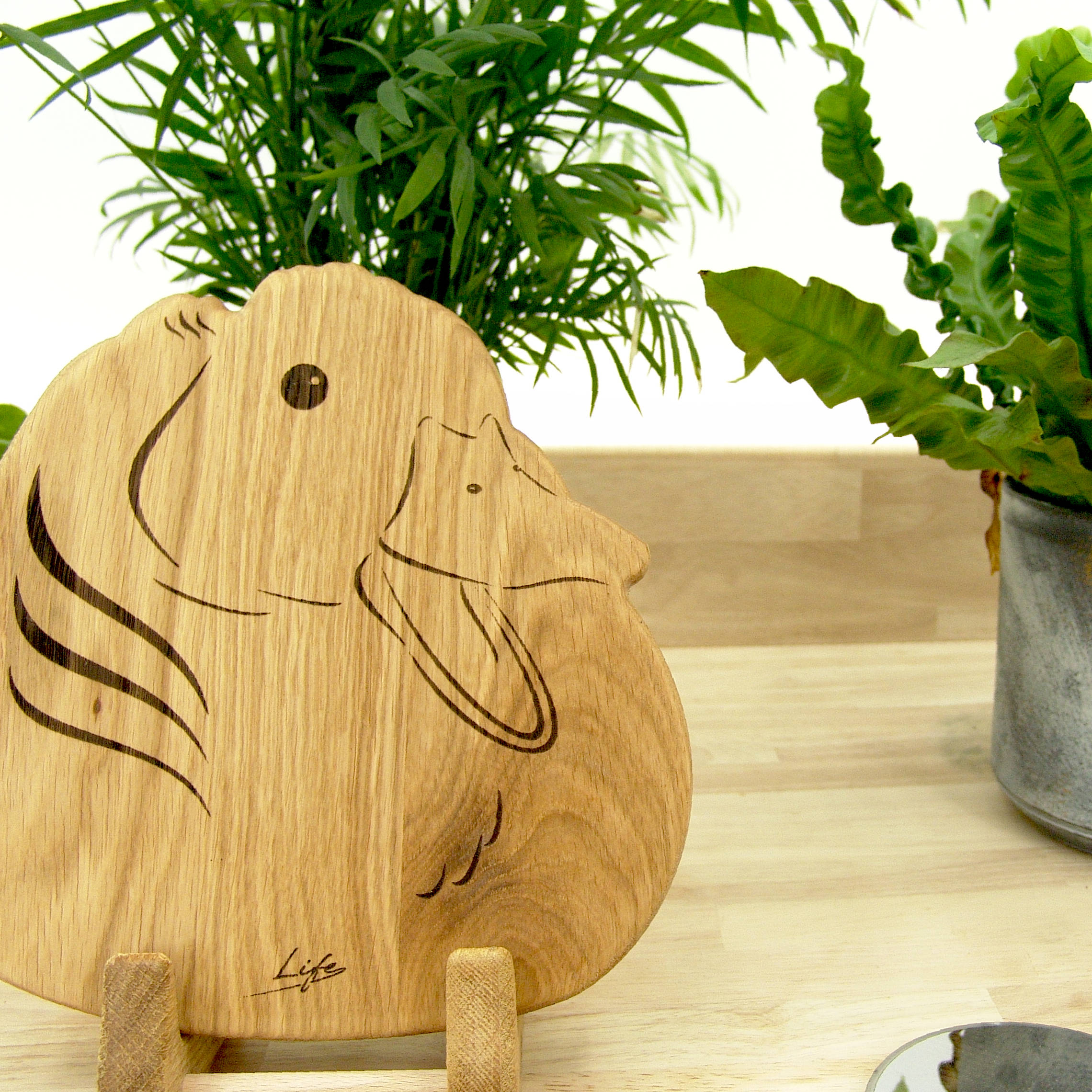 Handmade Oak Duck Chopping Board – Wooden Serving Board, Made in Wales - Image 17