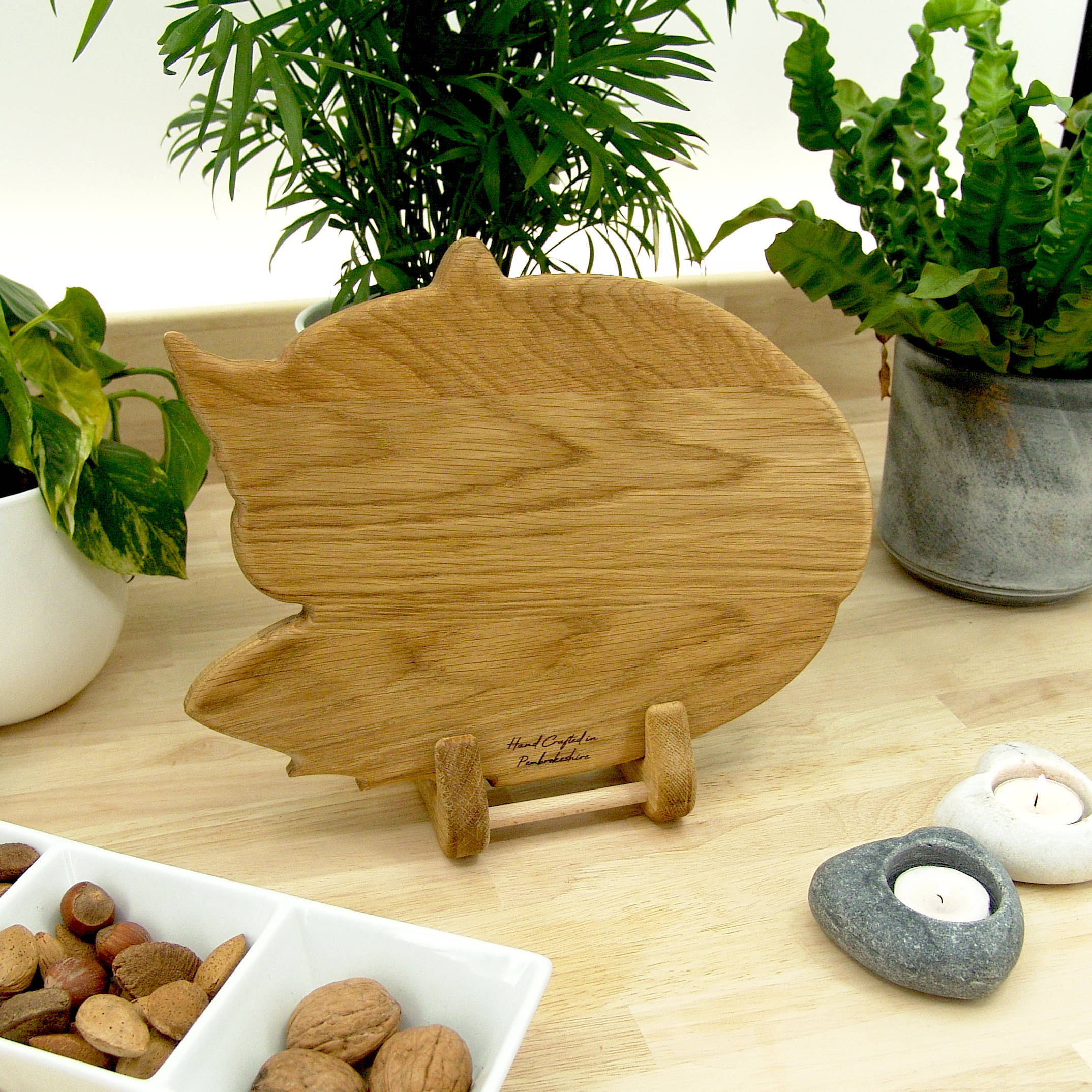 Handmade Fox Chopping Board in British Oak – Wooden Fox Gift - Image 11