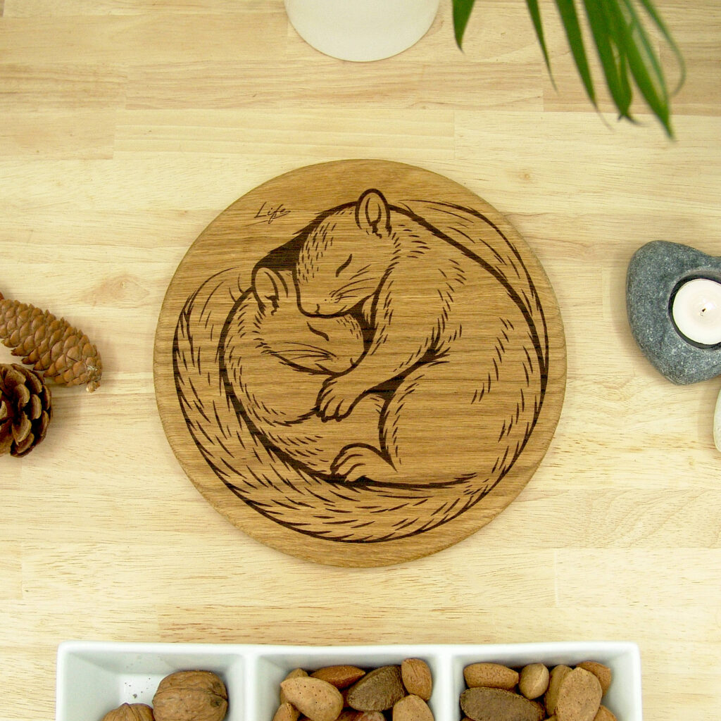 Handmade Oak Duck Chopping Board – Wooden Serving Board, Made in Wales (Copy)