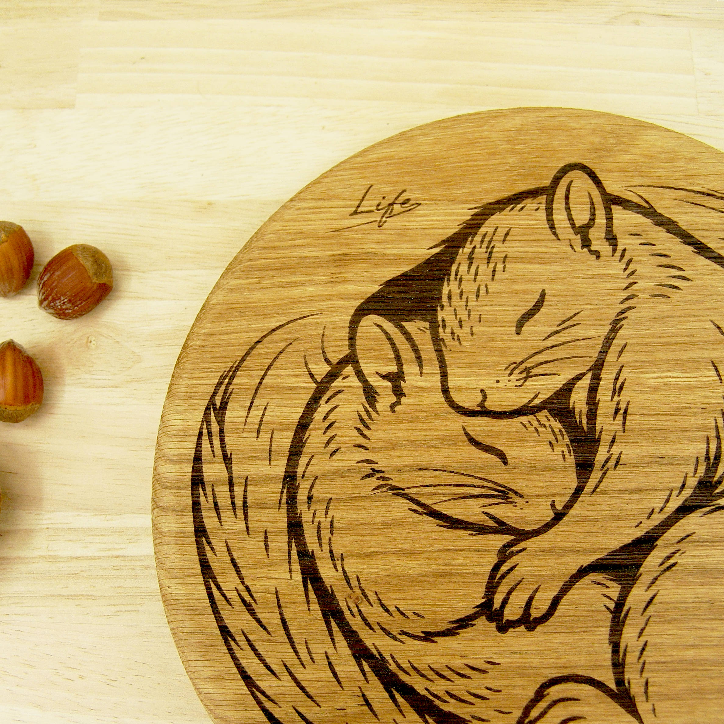 Handmade Oak Duck Chopping Board – Wooden Serving Board, Made in Wales (Copy) - Image 9