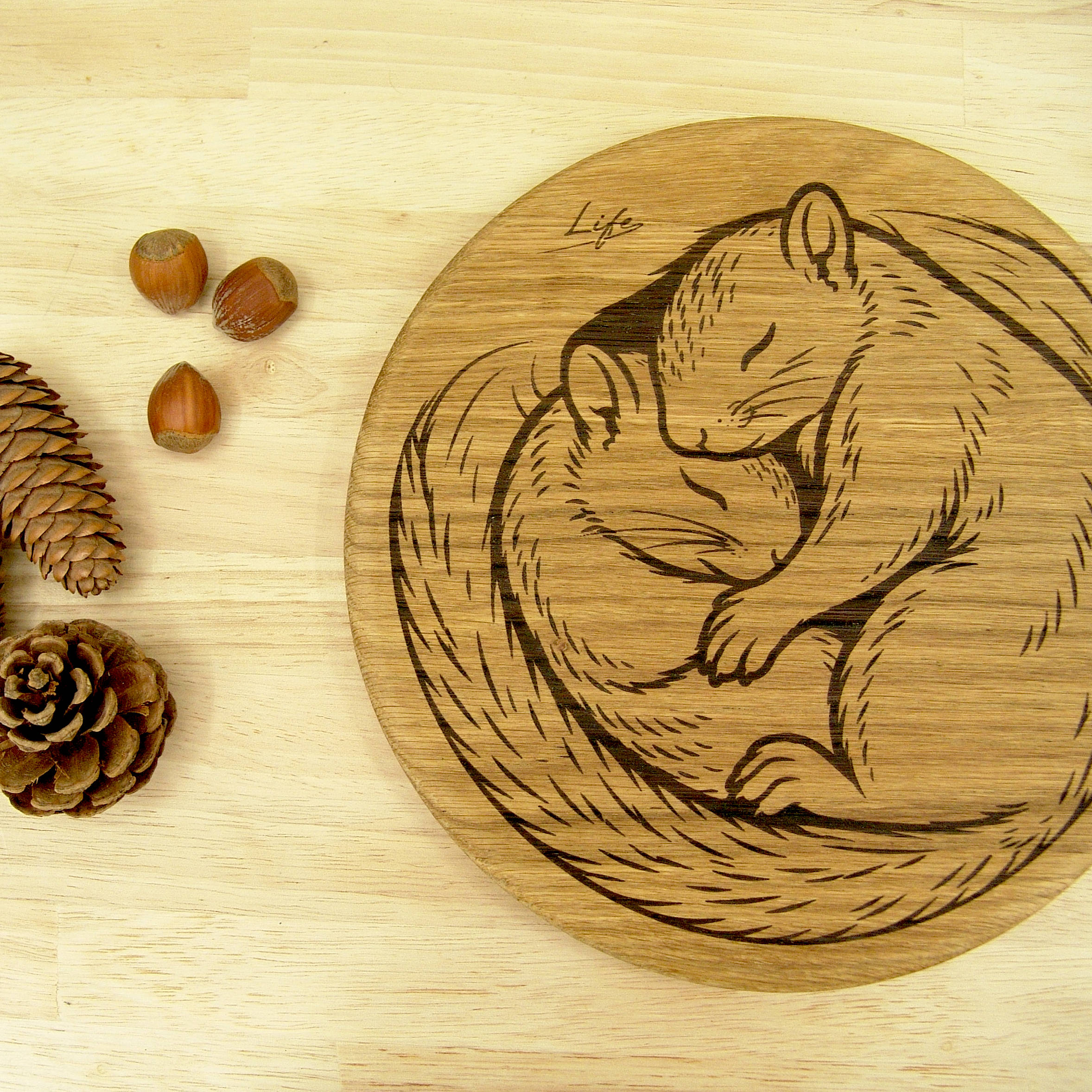 Handmade Oak Duck Chopping Board – Wooden Serving Board, Made in Wales (Copy) - Image 8