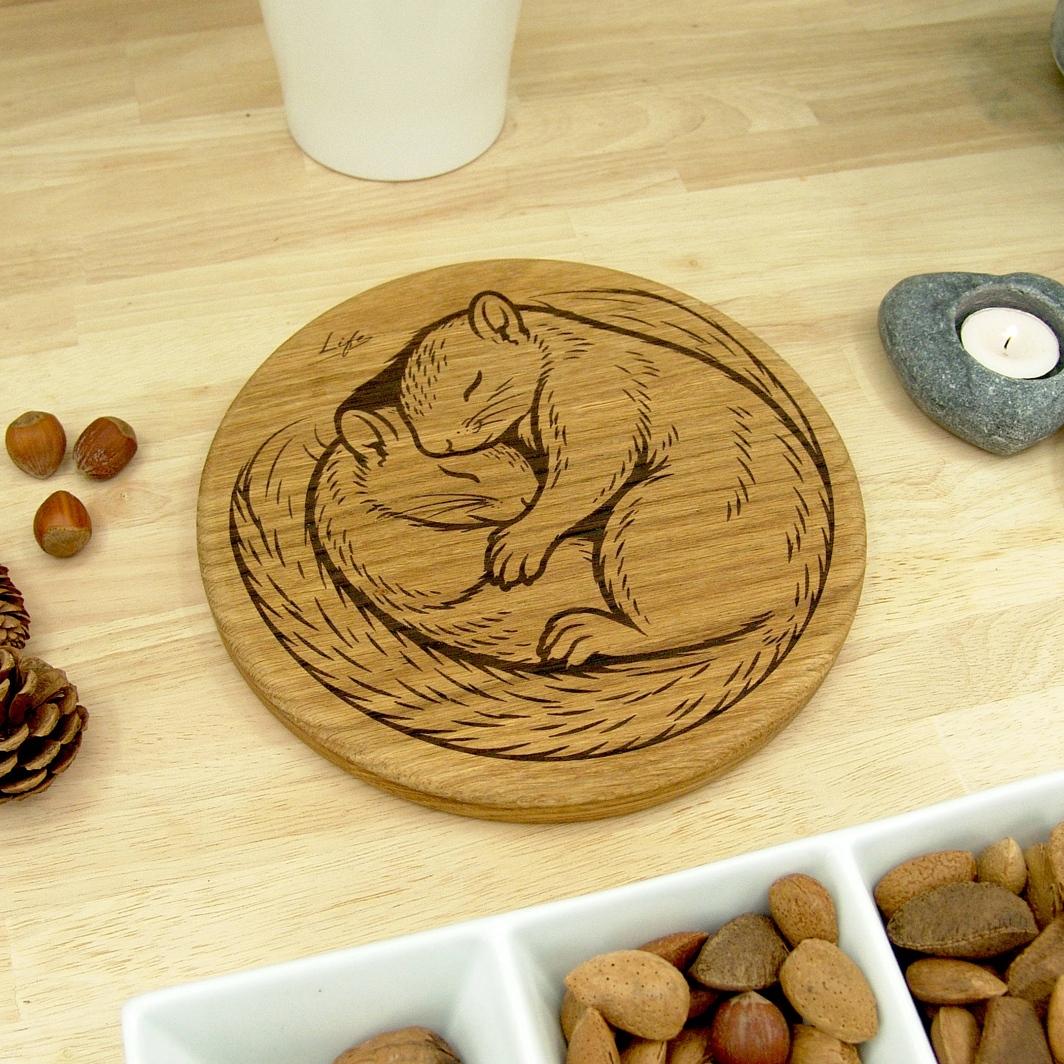 Handmade Oak Duck Chopping Board – Wooden Serving Board, Made in Wales (Copy) - Image 7