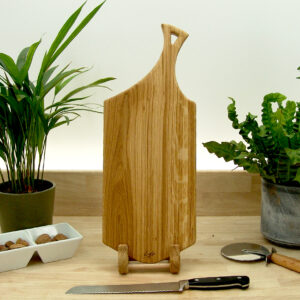 Solid Oak Serving Paddle Chopping Board - Life Signature