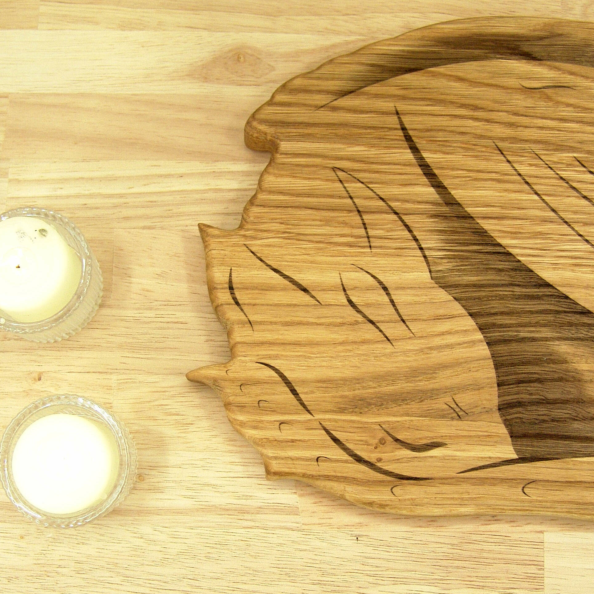 Sleeping Dragon Chopping Board – Oak, Hand Made - Image 17