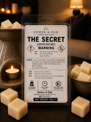 The Secret 75g Wax Melts — Ember & Oak Original Fragrance