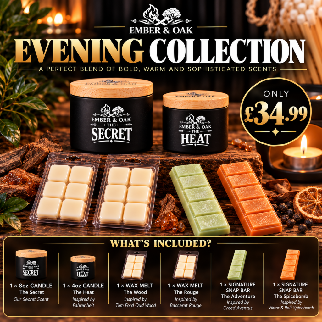 The Evening Collection — Ember & Oak Home Fragrance Gift Set
