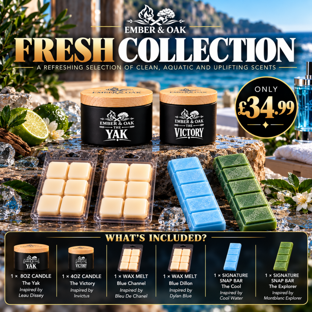 The Fresh Collection — Ember & Oak Home Fragrance Gift Set