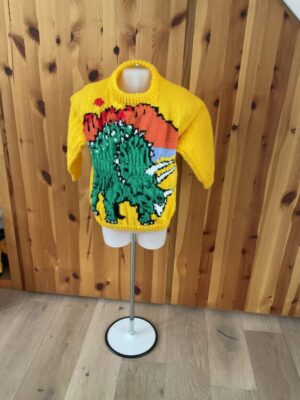 Stegosaurus sweater