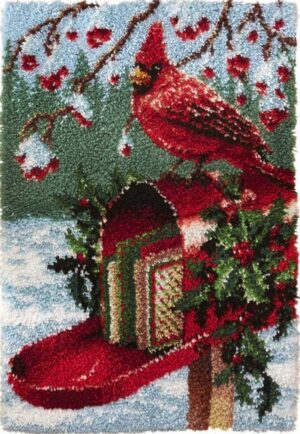 Rug Making Latch Hooking Kit | Holiday Mailbox
